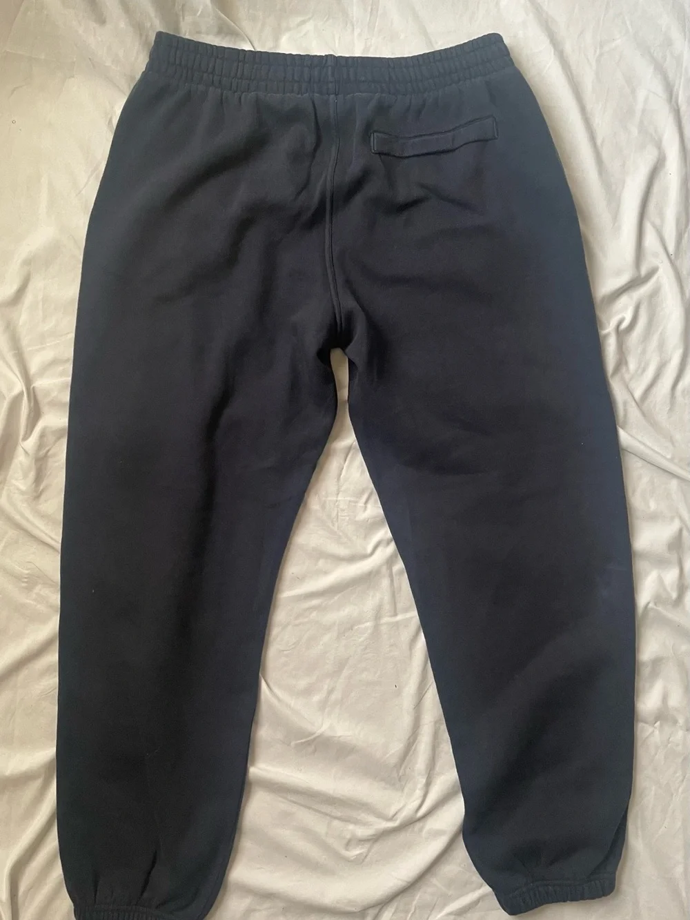 Nike Navy Sweatpants Joggers with Vintage Nike Swoosh and Drawstrings
